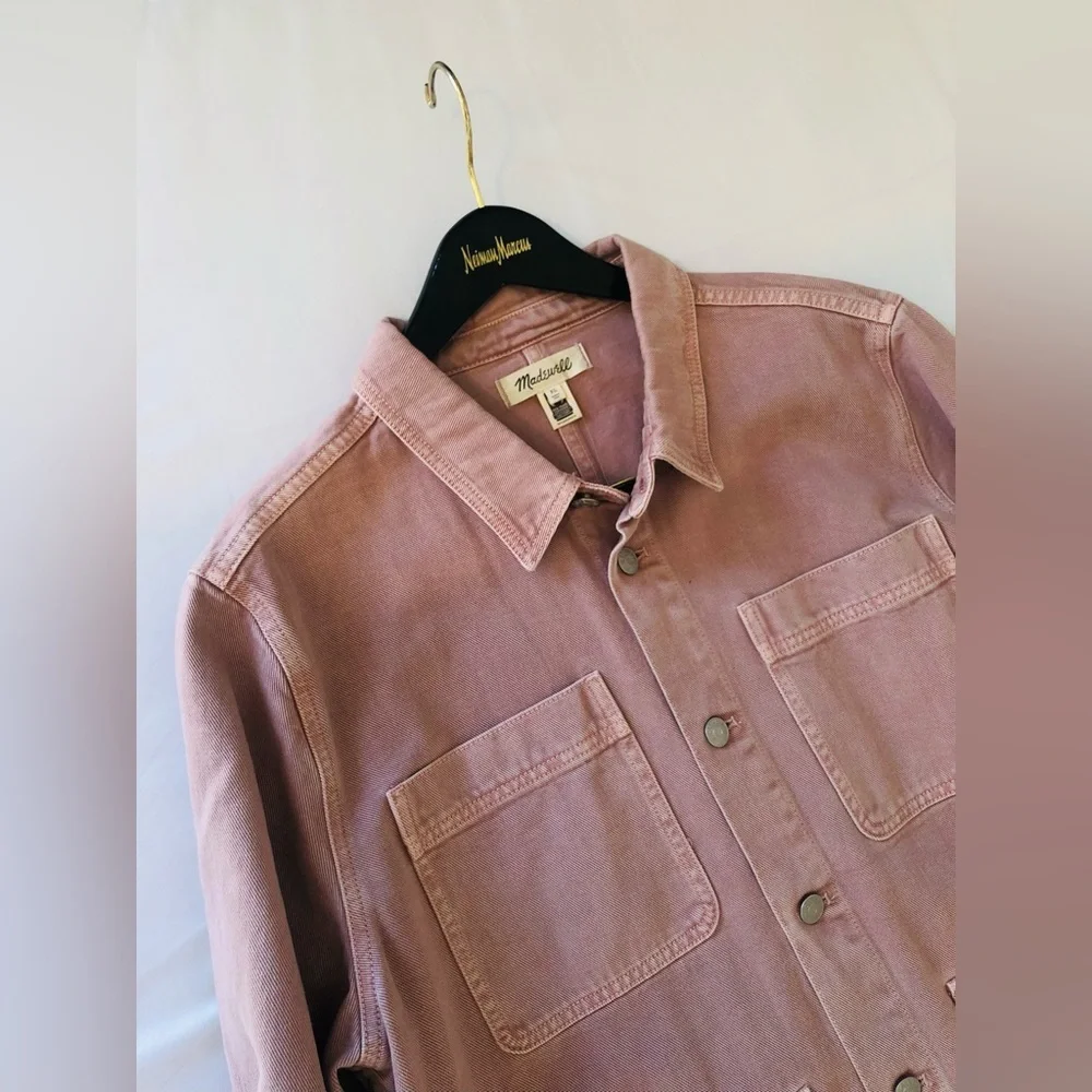 Madewell Women's Faded Rose Utility Shirt Jacket